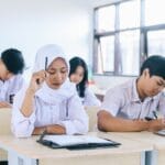 Students Thinking on Exam Test